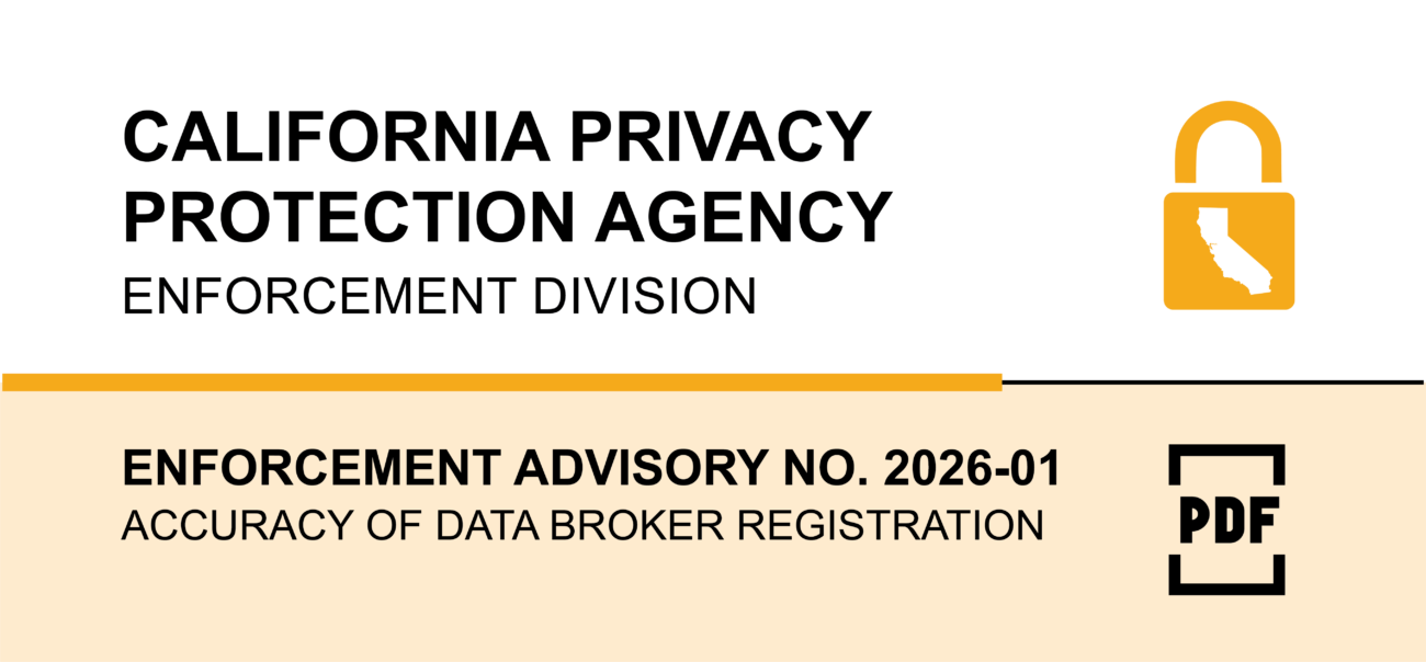 Enforcement Advisory No. 2026-01: Accuracy of Data Broker Registration